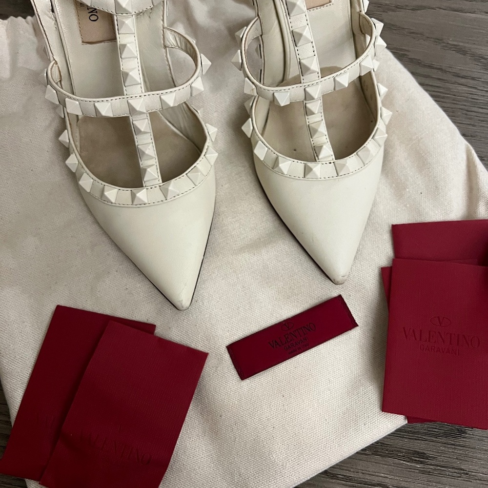 Valentino rock stud heels size 5